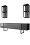 Hanah Home Chrome Line - Antracita, Negro